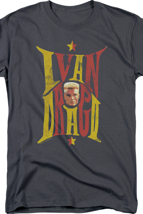 Ivan Drago Name And Face Rocky T-Shirtmain product image