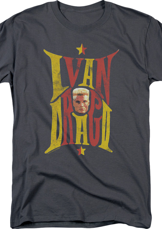 Ivan Drago Name And Face Rocky T-Shirt - main product image