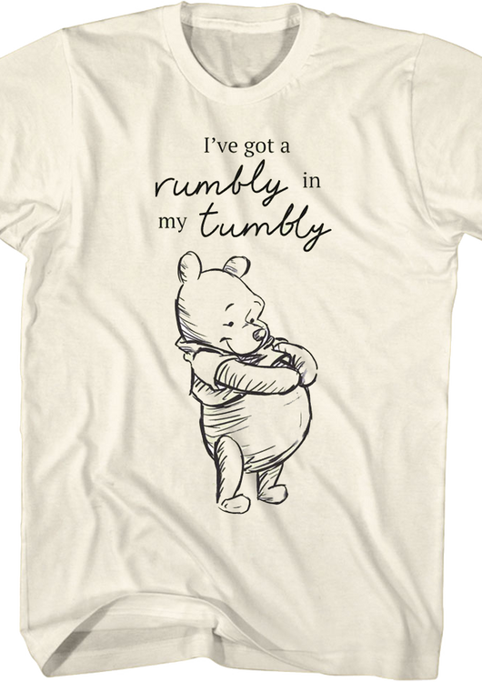 I've Got A Rumbly In My Tumbly Winnie The Pooh T-Shirt - main product image