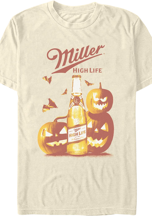 Jack-o'-Lanterns Miller High Life T-Shirt - main product image