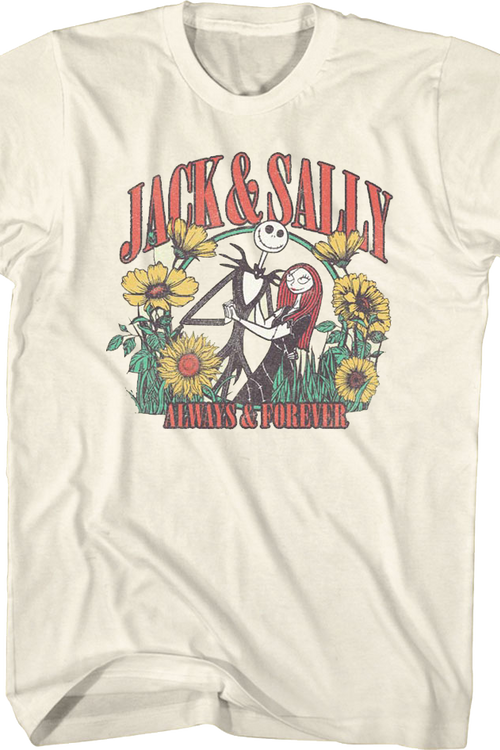 Jack & Sally Always & Forever Nightmare Before Christmas T-Shirtmain product image