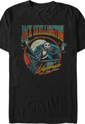 Jack Skellington Circle Nightmare Before Christmas T-Shirt