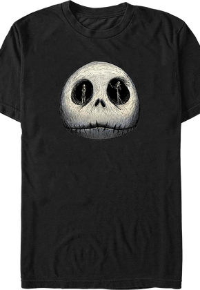 Jack Skellington Eye Sockets Nightmare Before Christmas T-Shirt