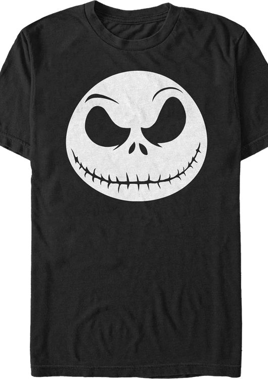 Jack Skellington Head Shot Nightmare Before Christmas T-Shirt - main product image
