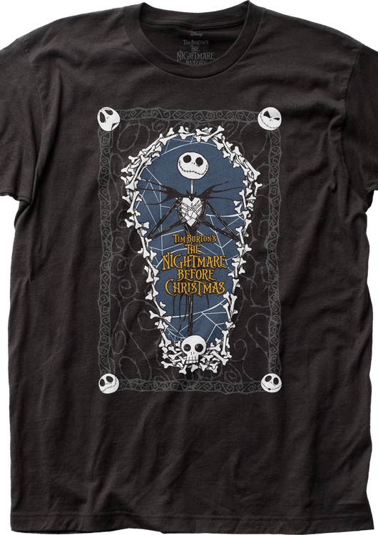 Jack Skellington Nightmare Before Christmas T-Shirt - main product image