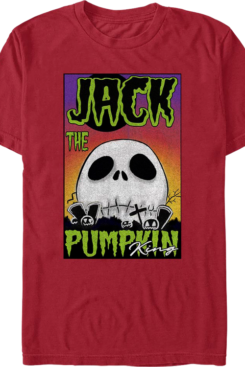 Jack The Pumpkin King Nightmare Before Christmas T-Shirt - main product image
