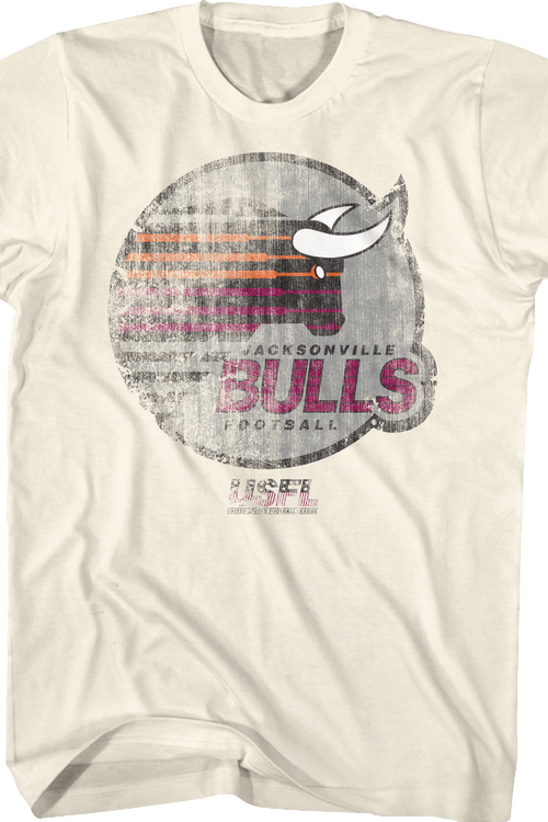 Natural Jacksonville Bulls USFL T-Shirt - main product image