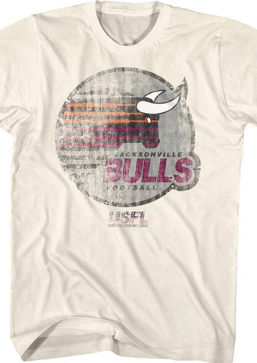 Natural Jacksonville Bulls USFL T-Shirt - main product image