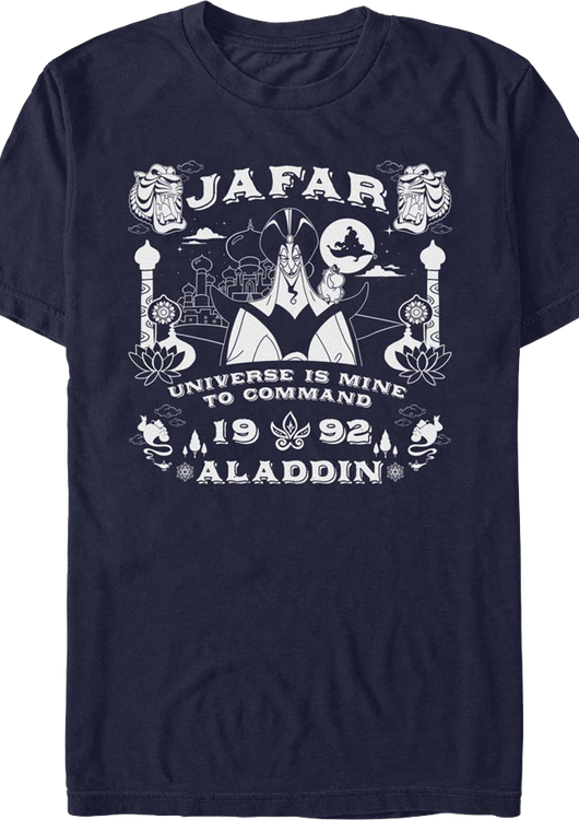 Jafar Universe Is Mine To Command Aladdin T-Shirt - main product image