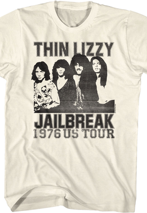 Jailbreak 1976 US Tour Thin Lizzy T-Shirt