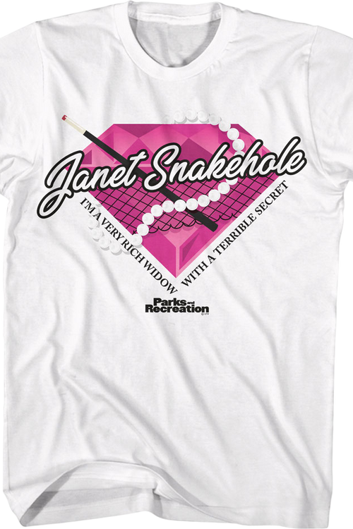 Janet Snakehole Parks And Recreation T-Shirtmain product image