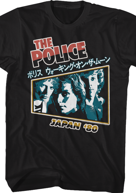 Japan '80 The Police T-Shirt - main product image