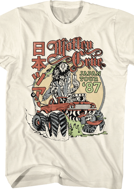 Japan Tour '87 Motley Crue T-Shirt - main product image