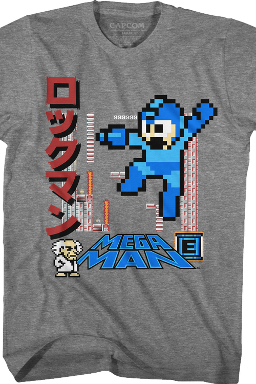 Japanese Collage Mega Man T-Shirtmain product image