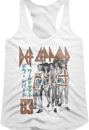 Ladies Japanese Def Leppard Racerback Tank Top