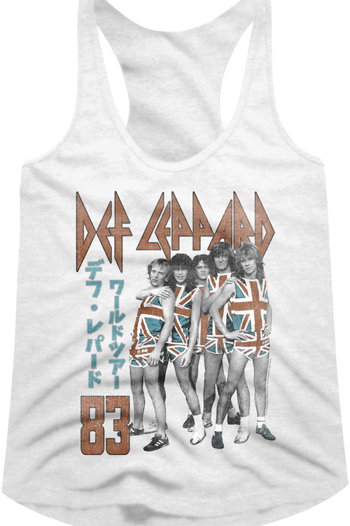 Ladies Japanese Def Leppard Racerback Tank Topmain product image