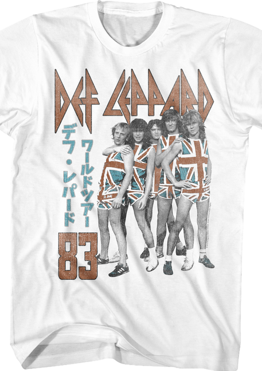 Japanese Def Leppard T-Shirt - main product image