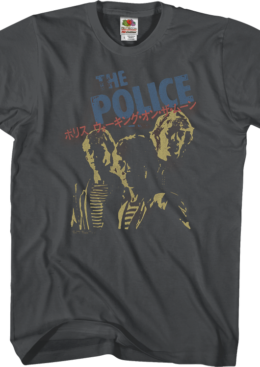 Japanese Poster The Police T-Shirt - main product image