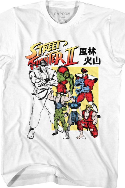 Japanese Street Fighter II T-Shirtmain product image