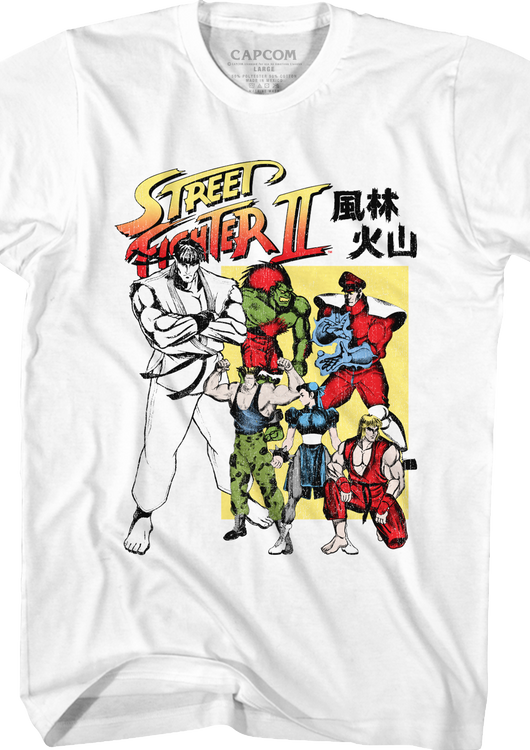 Japanese Street Fighter II T-Shirt - main product image