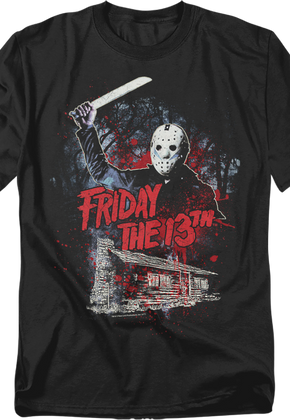 Jason Attacks Friday the 13th T-Shirt