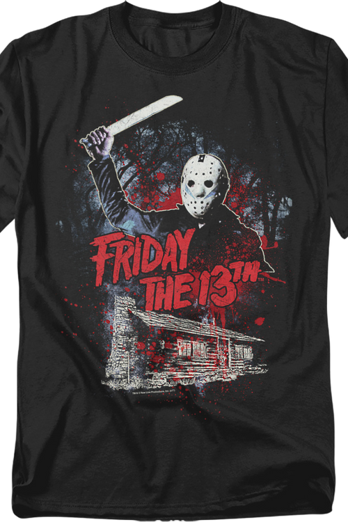 Jason Attacks Friday the 13th T-Shirt - main product image