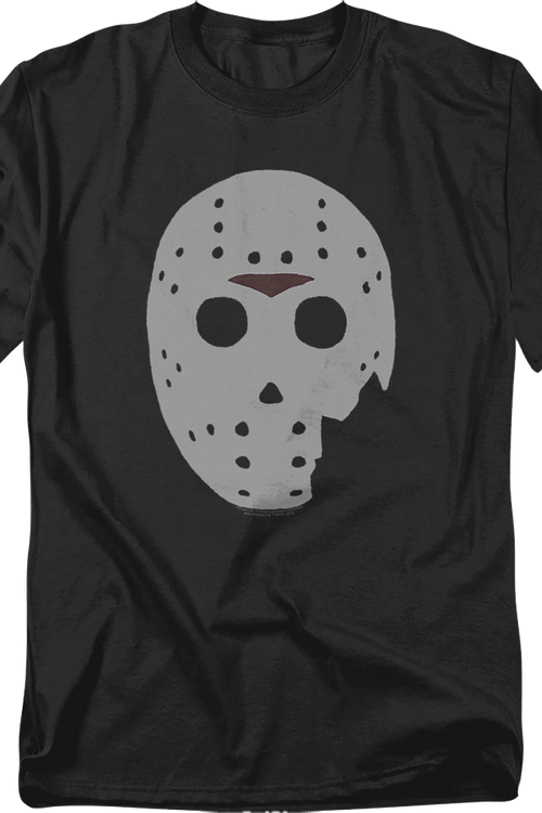 Jason Voorhees Broken Hockey Mask Friday the 13th T-Shirt - main product image