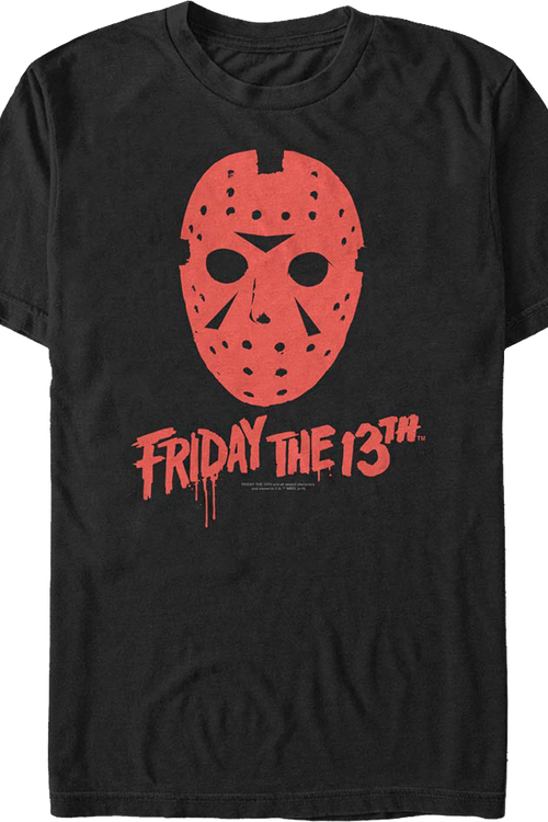 Jason Voorhees Red Mask Friday the 13th T-Shirtmain product image