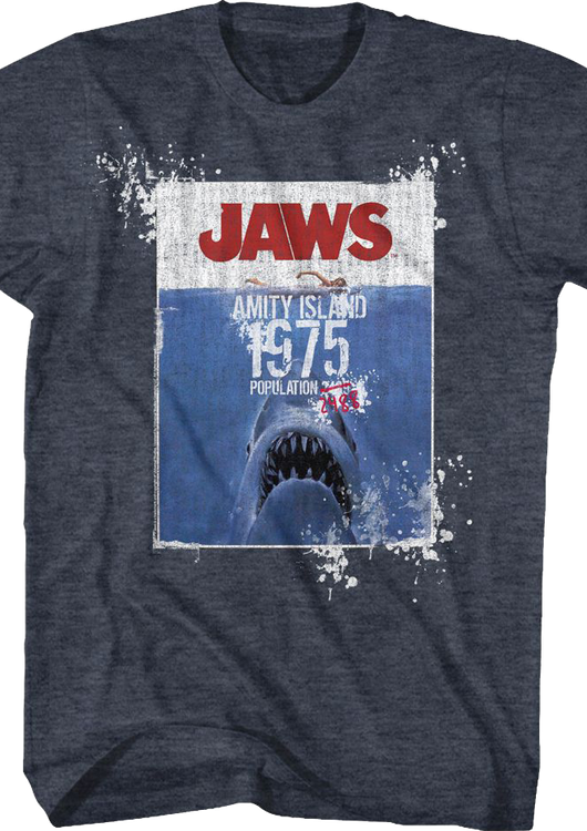 Amity Island Population Jaws T-Shirt - main product image
