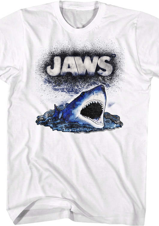 Spray Painted Shark Jaws T-Shirt - main product image