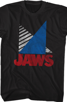 Geometric Fin Art Jaws T-Shirt