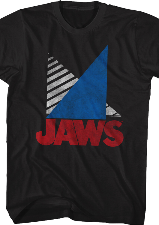 Geometric Fin Art Jaws T-Shirt - main product image