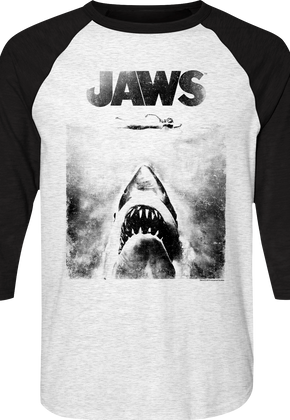 Jaws Raglan Baseball Shirt