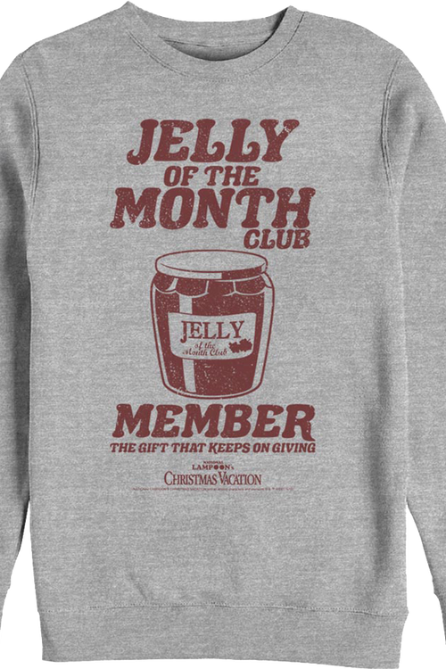 Jelly Of The Month Club Member Christmas Vacation Sweatshirtmain product image