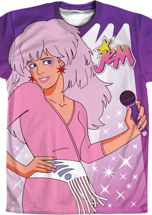 Jem Pop Star Sublimation Shirt - main product image