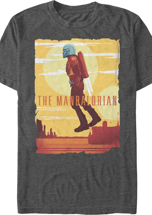 Jetpack The Mandalorian Star Wars T-Shirt - main product image