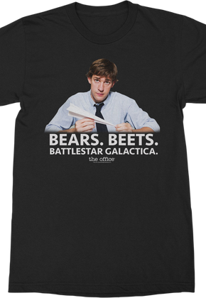 T-Line Bears Beets Battlestar Galactica The Office T-Shirt