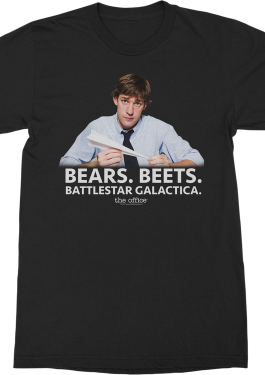 T-Line Bears Beets Battlestar Galactica The Office T-Shirt - main product image