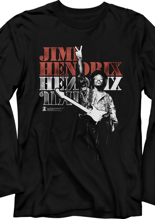 Jimi Hendrix Long Sleeve Shirt - main product image