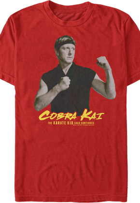 Johnny Cobra Kai Karate Kid T-Shirt