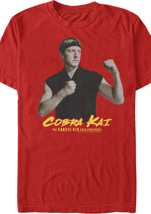 Johnny Cobra Kai Karate Kid T-Shirt - main product image
