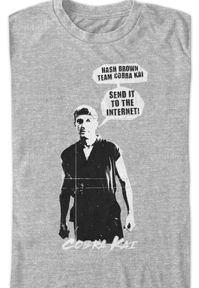 Johnny Lawrence Hash Brown Team Cobra Kai T-Shirt