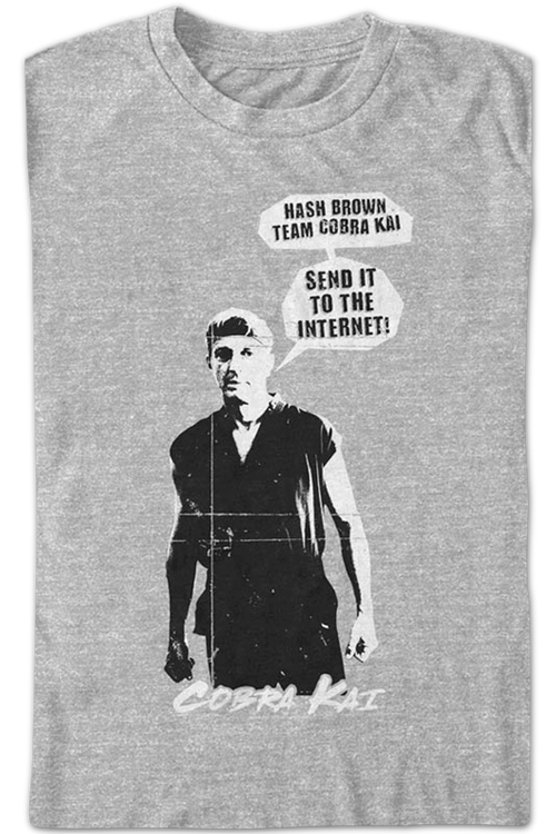 Johnny Lawrence Hash Brown Team Cobra Kai T-Shirtmain product image