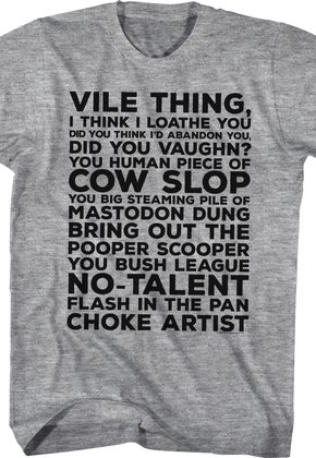 Johnny Taunts Major League T-Shirt