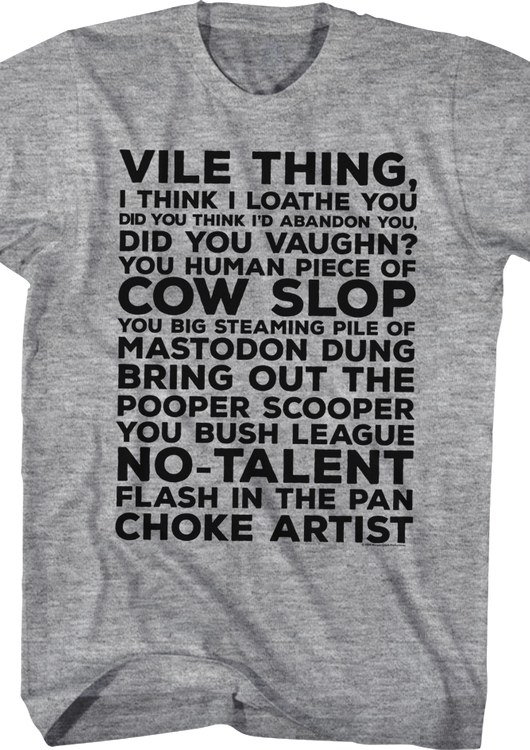 Johnny Taunts Major League T-Shirt - main product image