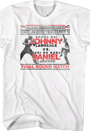 Johnny Vs Daniel Karate Kid T-Shirt