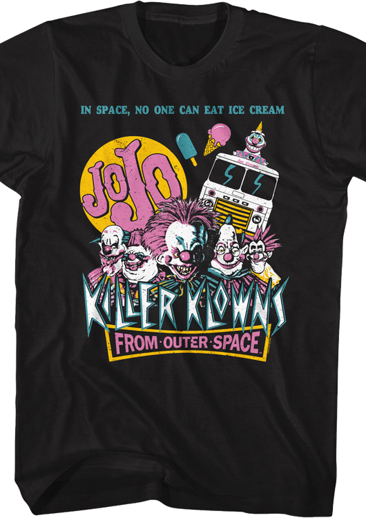 Jojo Ice Cream Killer Klowns From Outer Space T-Shirt - main product image