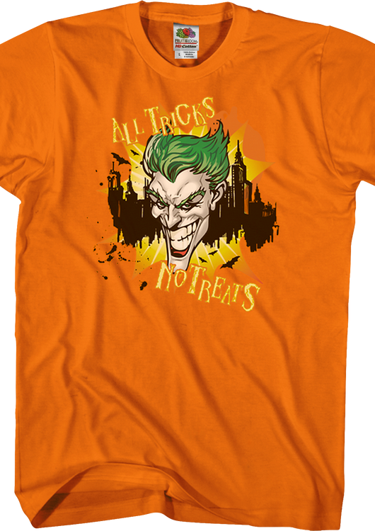 Joker All Tricks No Treats Batman T-Shirt - main product image