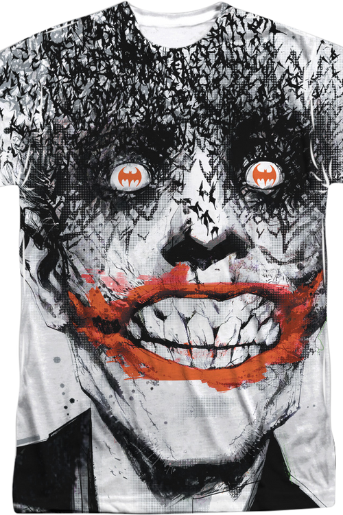Joker print t shirt hotsell
