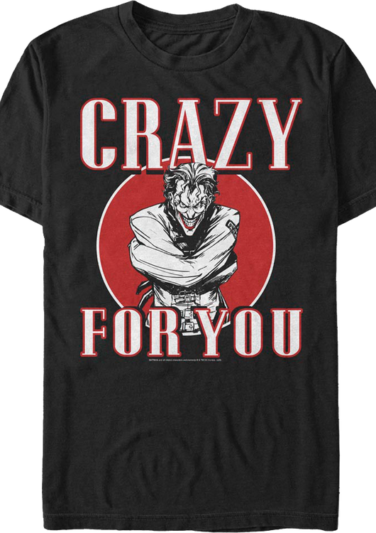 Joker Crazy For You DC Comics T-Shirt - main product image
